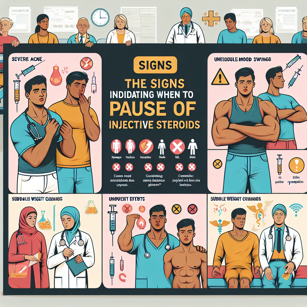 Qué señales indican que debes pausar el uso de Esteroides inyectables