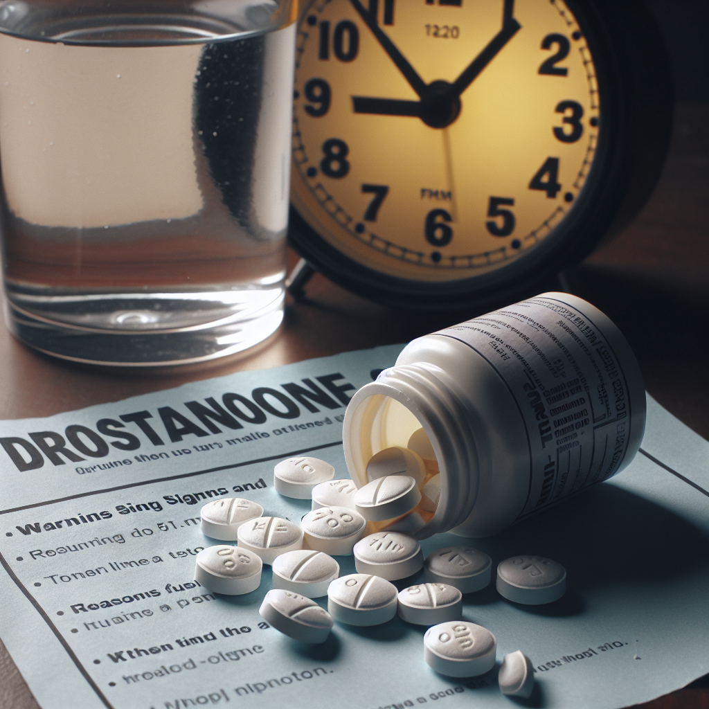 Qué señales indican que debes terminar el ciclo con Drostanolone pastillas