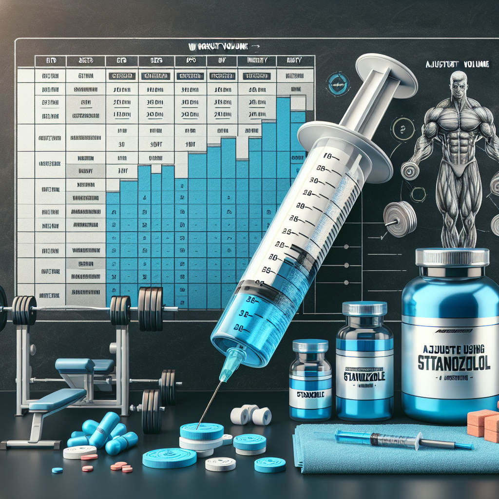 Cómo ajustar el volumen de entrenamiento con Inyección de estanozolol