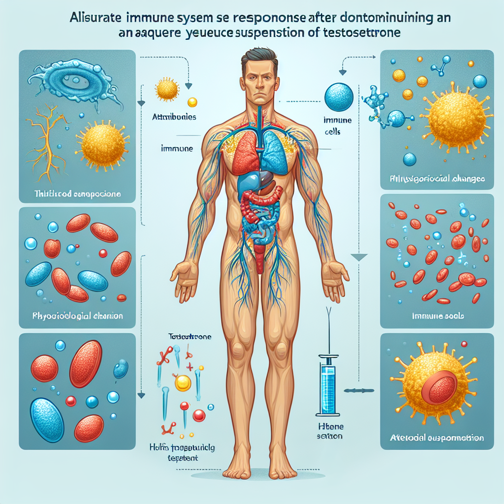 Cómo responde el sistema inmune tras dejar Suspensión acuosa de testosterona