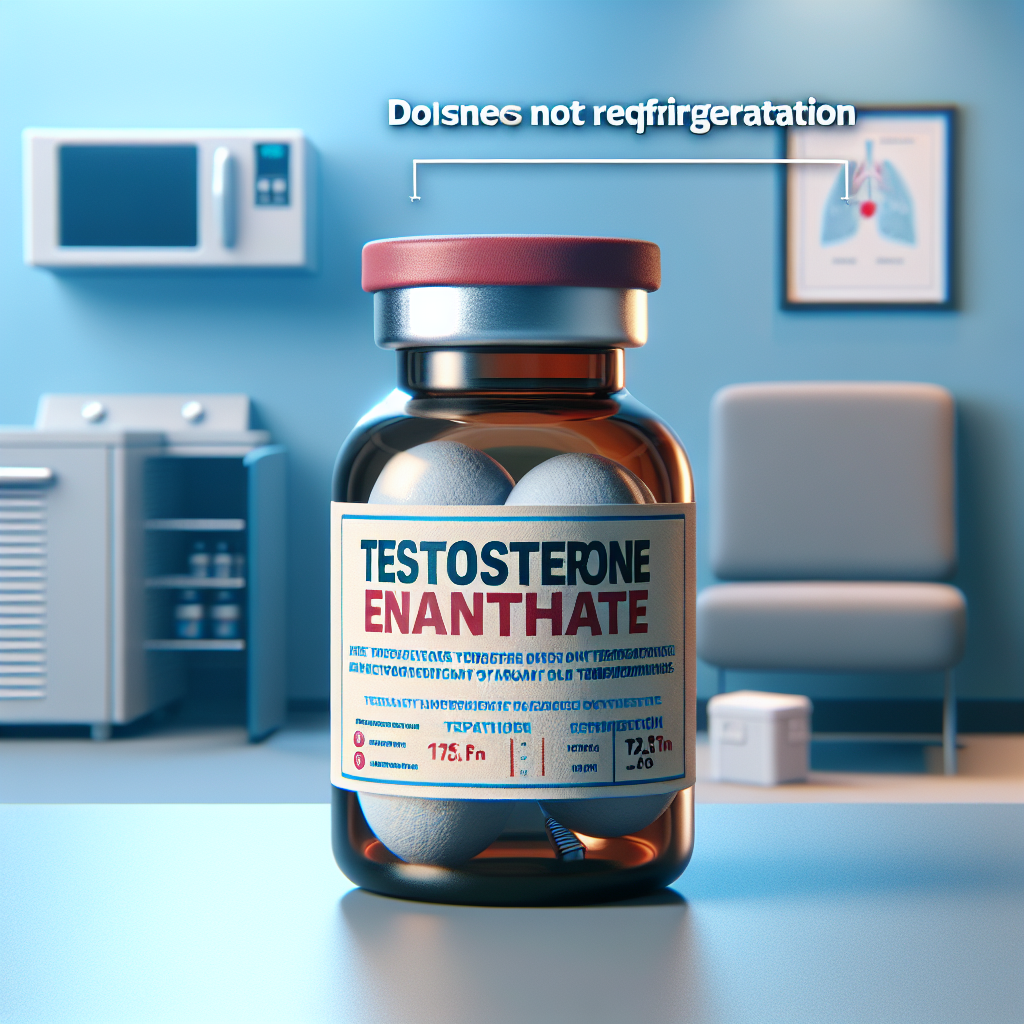 ¿Es necesario refrigerar Enantato de testosterona?