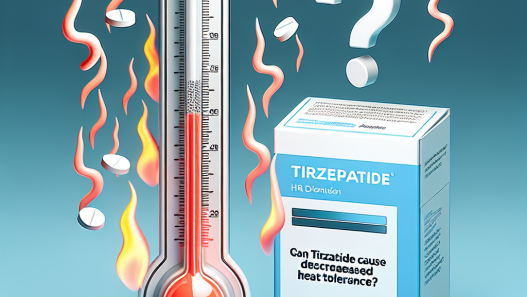 ¿Puede Tirzepatide causar baja tolerancia al calor?