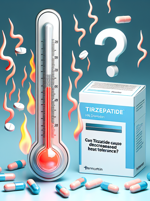 ¿Puede Tirzepatide causar baja tolerancia al calor?