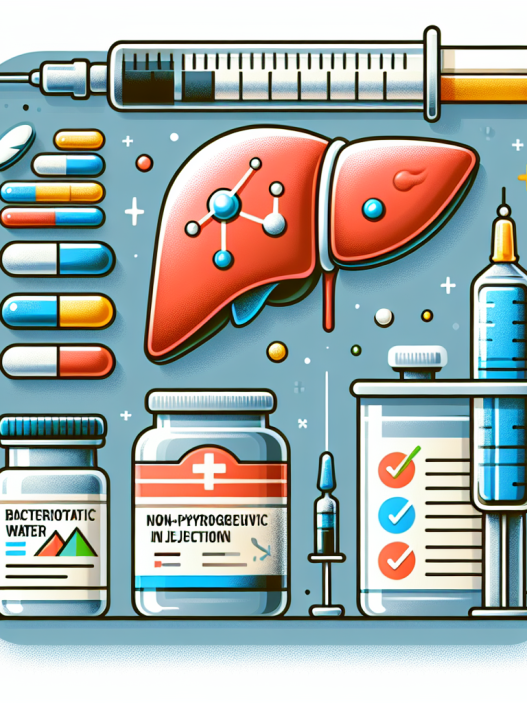 Qué suplementos hepáticos van mejor con Agua bacteriostática para inyección