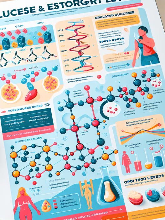 Apoyo a la glucosa y niveles de estrógeno