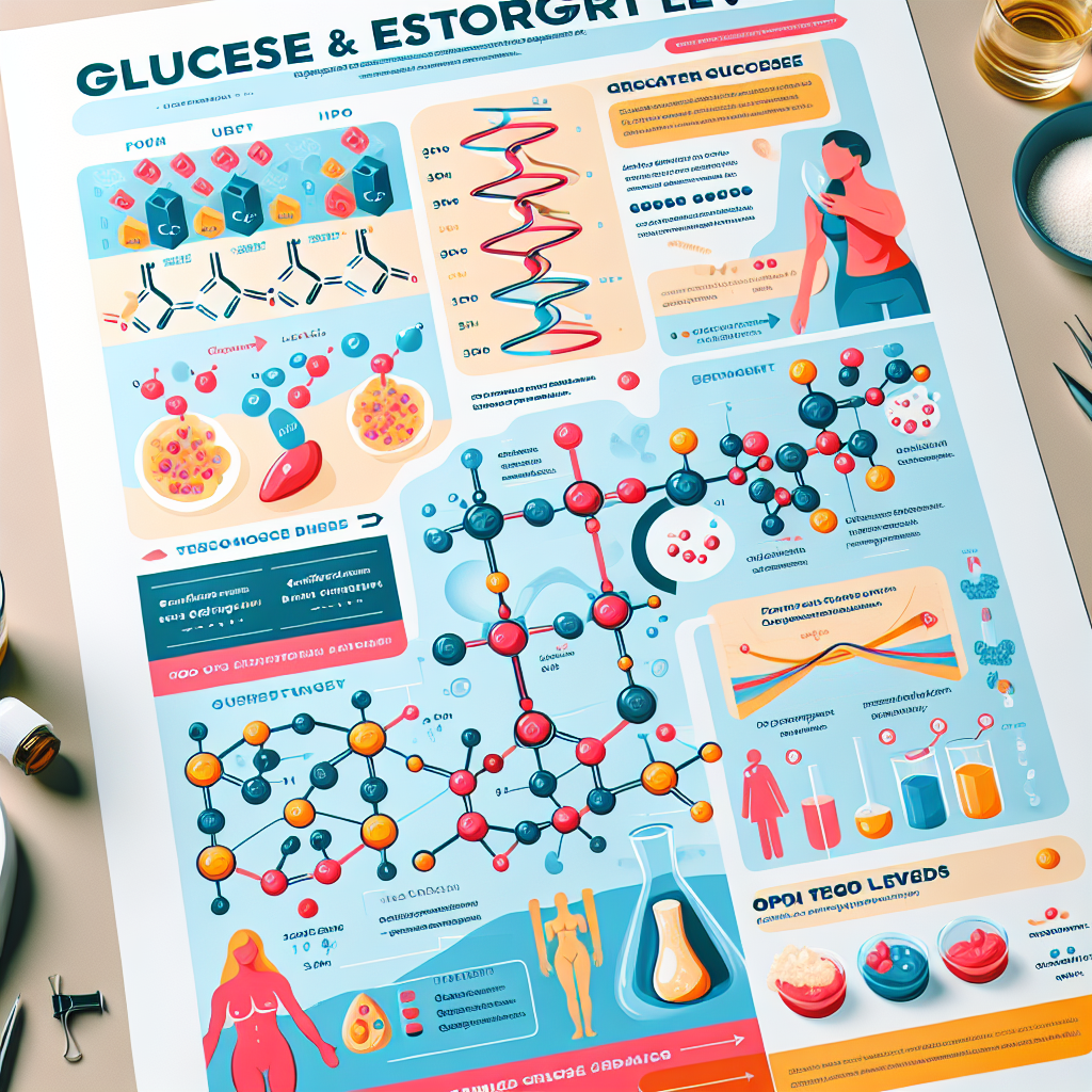 Apoyo a la glucosa y niveles de estrógeno