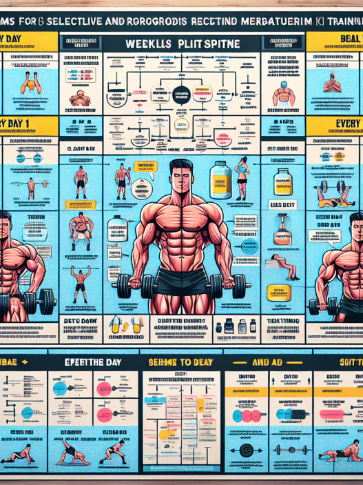 Cómo ajustar tu split semanal al usar SARMs