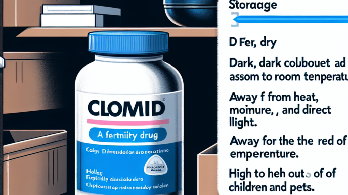 Cómo almacenar correctamente Clomid