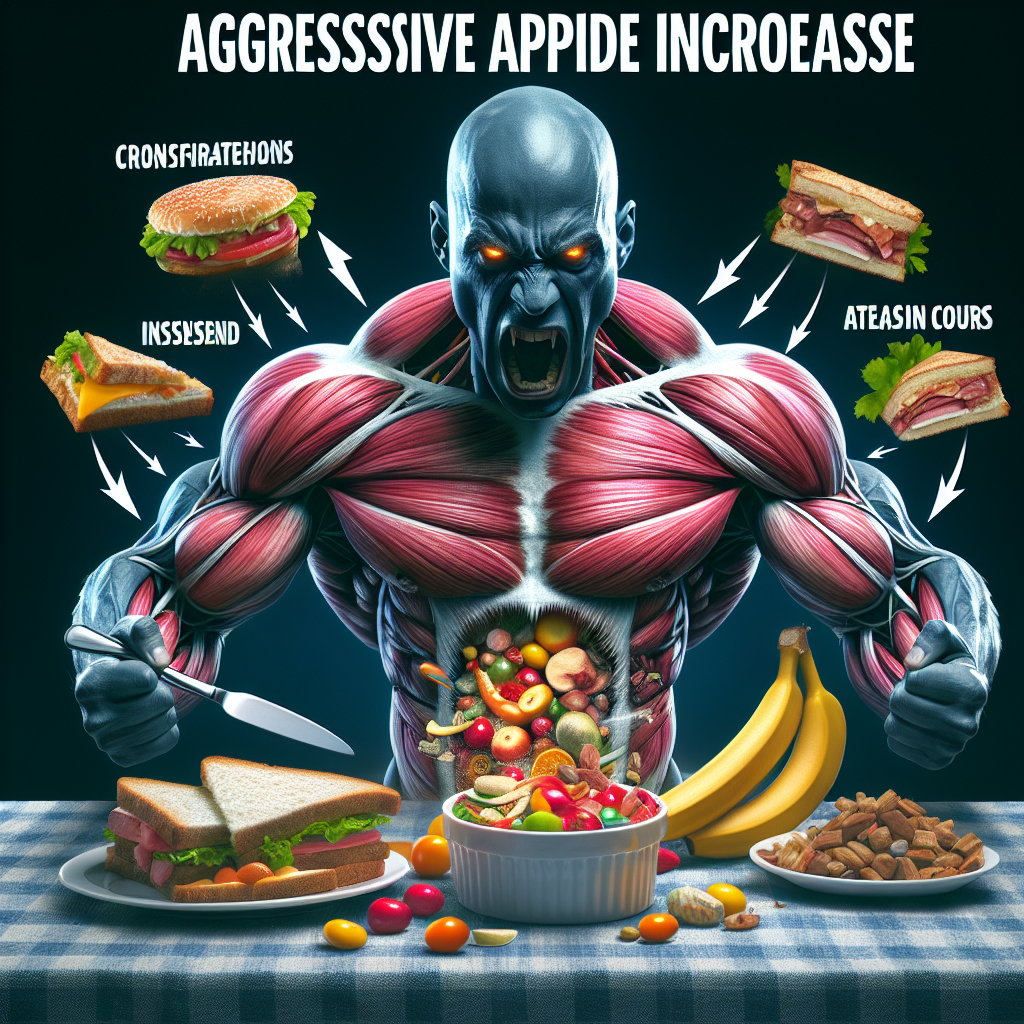 ¿Cursos de esteroides para aumentar la masa muscular puede aumentar el apetito de forma agresiva?