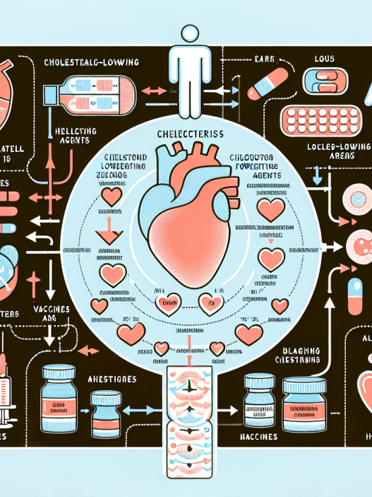 ¿Interfiere Colesterol - agentes reductores con vacunas o medicamentos?