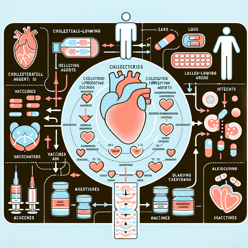 ¿Interfiere Colesterol - agentes reductores con vacunas o medicamentos?