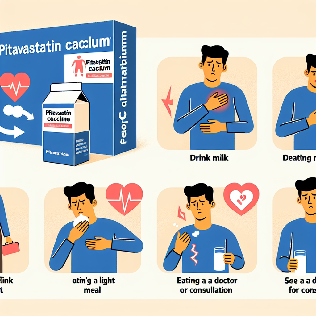 Qué hacer si Pitavastatina cálcica provoca acidez estomacal