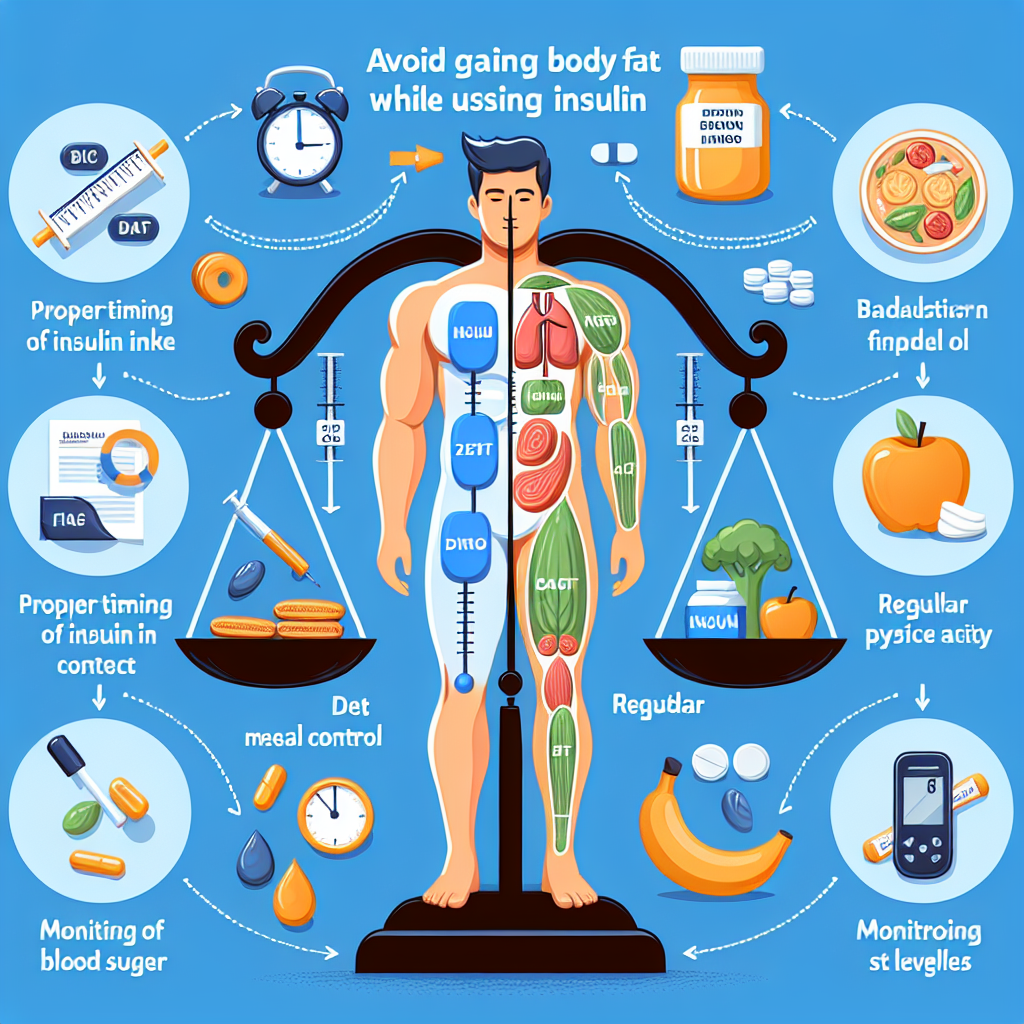 Cómo evitar subir grasa corporal con Insulina