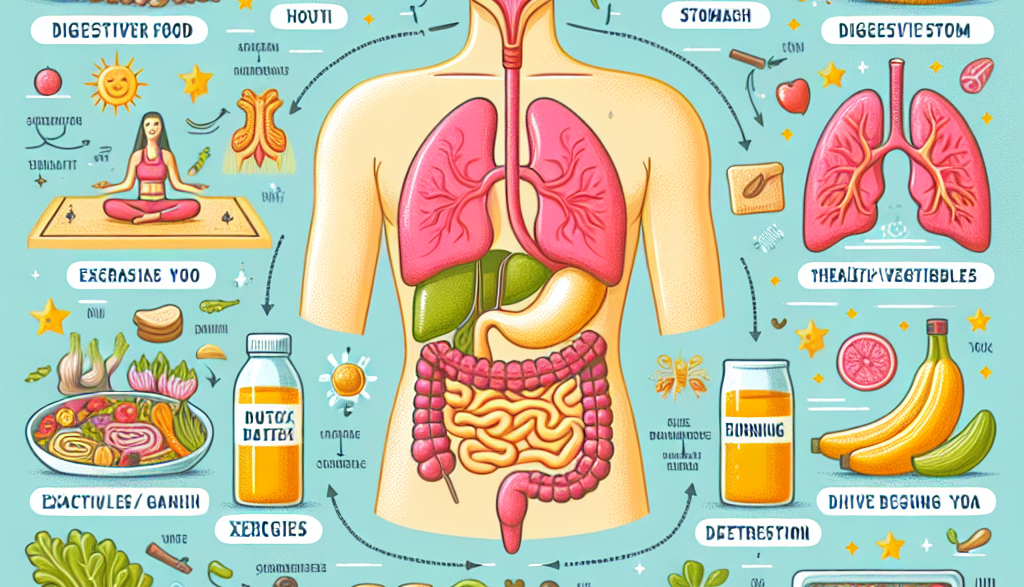 Cómo mantener el sistema digestivo sano con Limpieza y desintoxicación