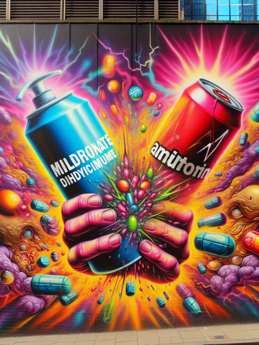 Mildronate Dihydricume y bebidas energéticas: combinación problemática