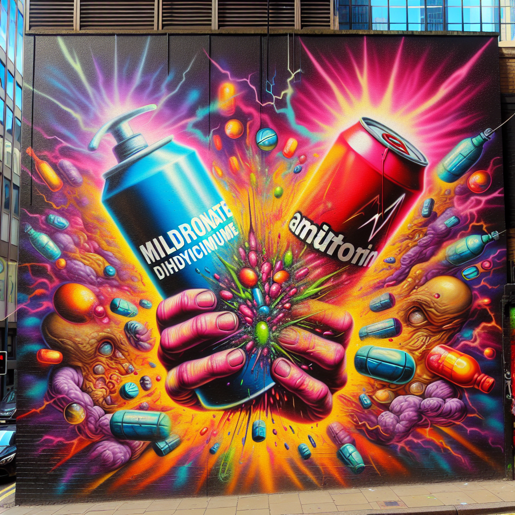 Mildronate Dihydricume y bebidas energéticas: combinación problemática