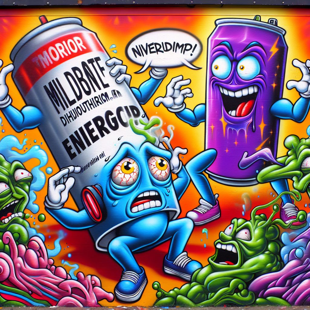 Mildronate Dihydricume y bebidas energéticas: combinación problemática