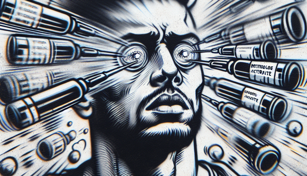 Acetato de metenolona y visión súbita alterada: urgencia